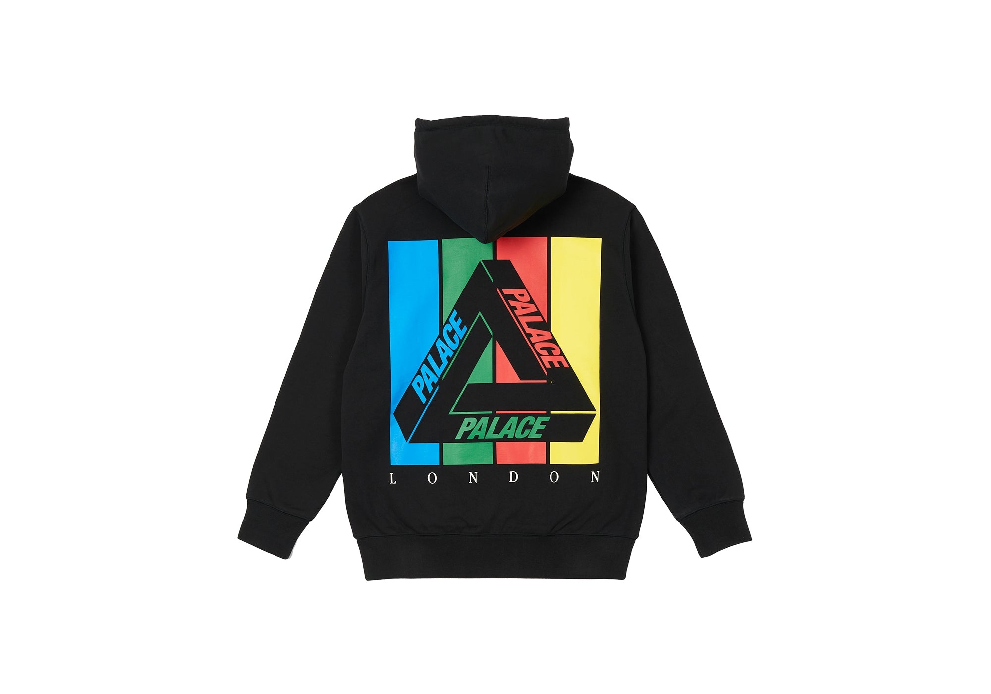 PALACE TRI-EMB HOOD BLACK | REVERSIBLE