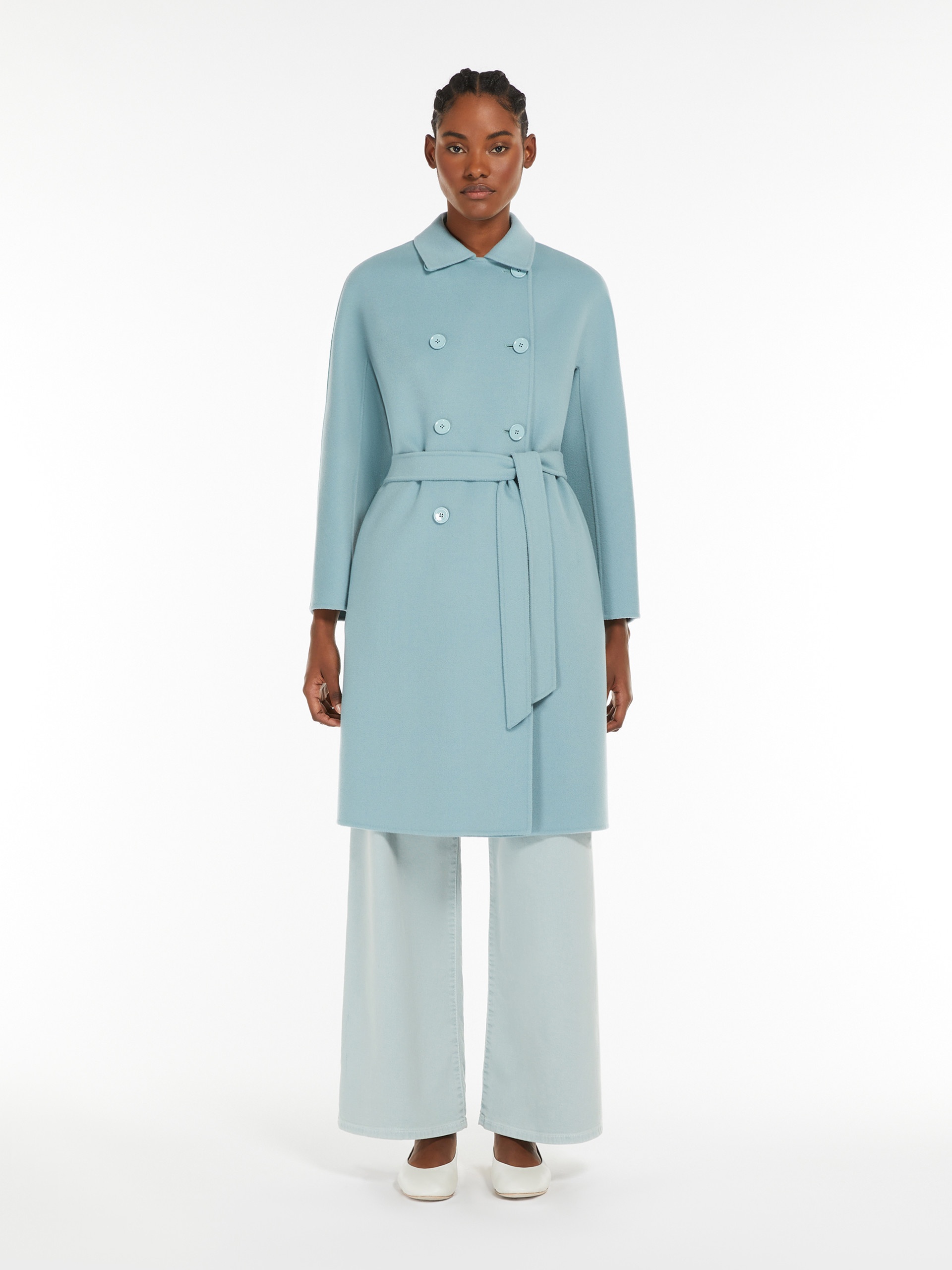 AVENUE Double-breasted double-faced wool coat - 3