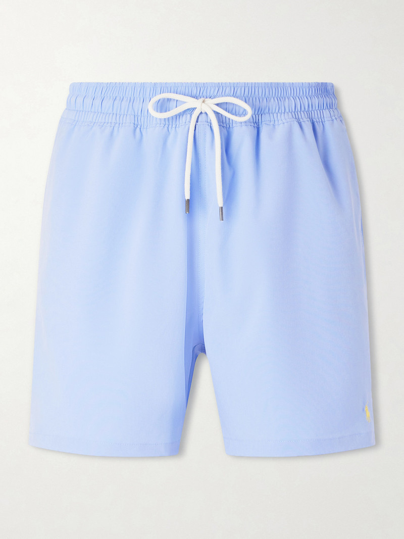 Traveler Straight-Leg Mid-Length Recycled Swim Shorts 1