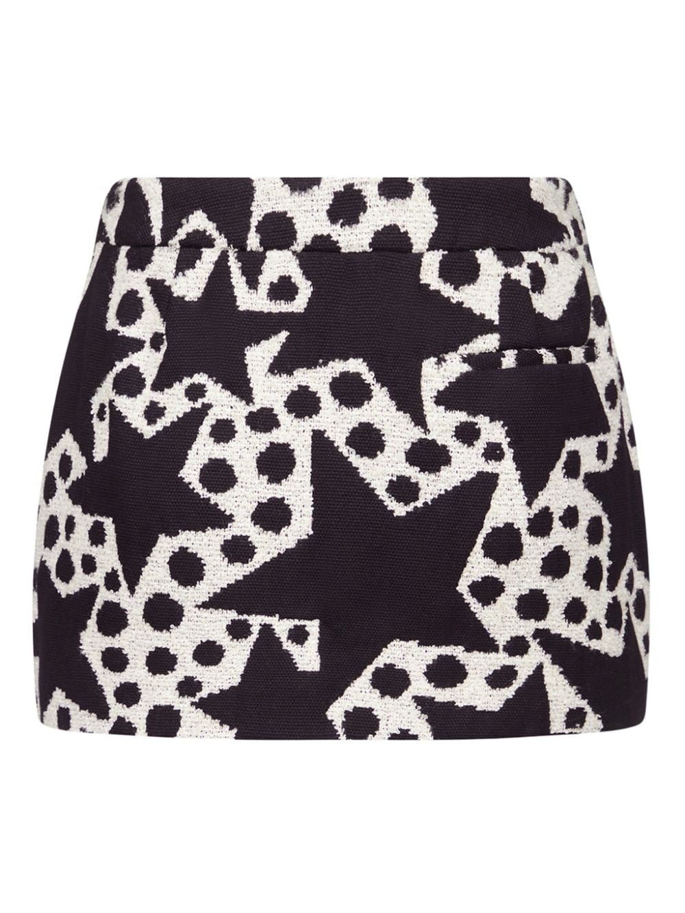 Crystal Medallion jacquard miniskirt - 7