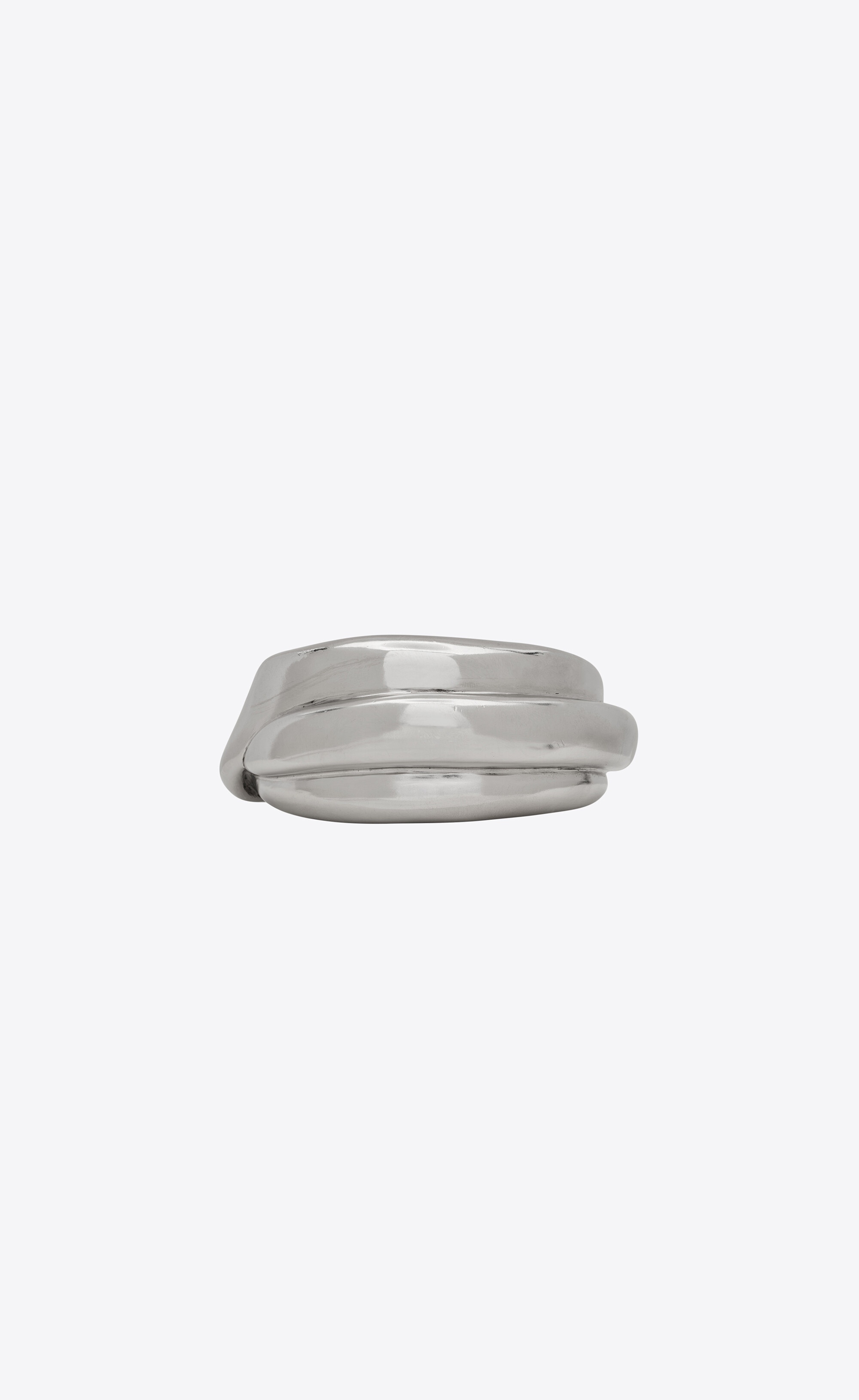 organic curve cuff in metal - 1