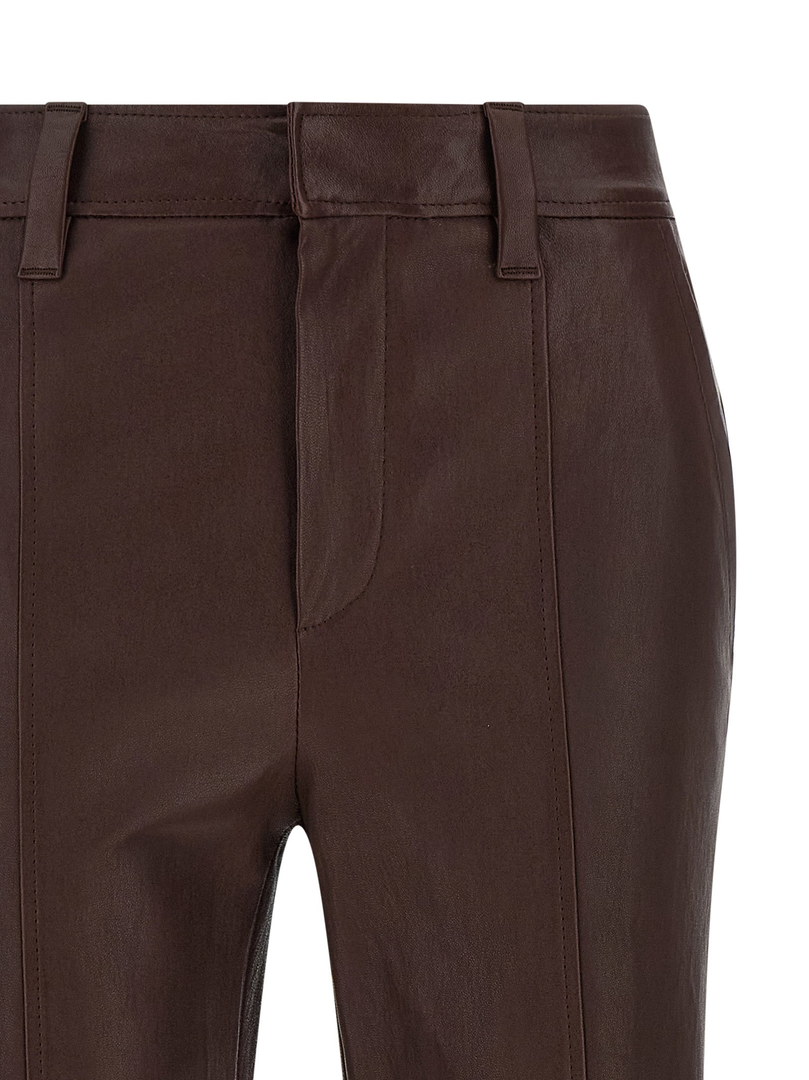 Square Cigarette Pants Brown - 3