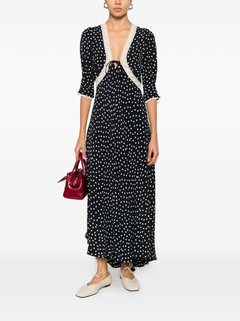 RIXO dotted lace dress outlook