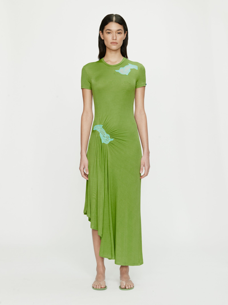 Delphin Lace Rib Tee Dress 1