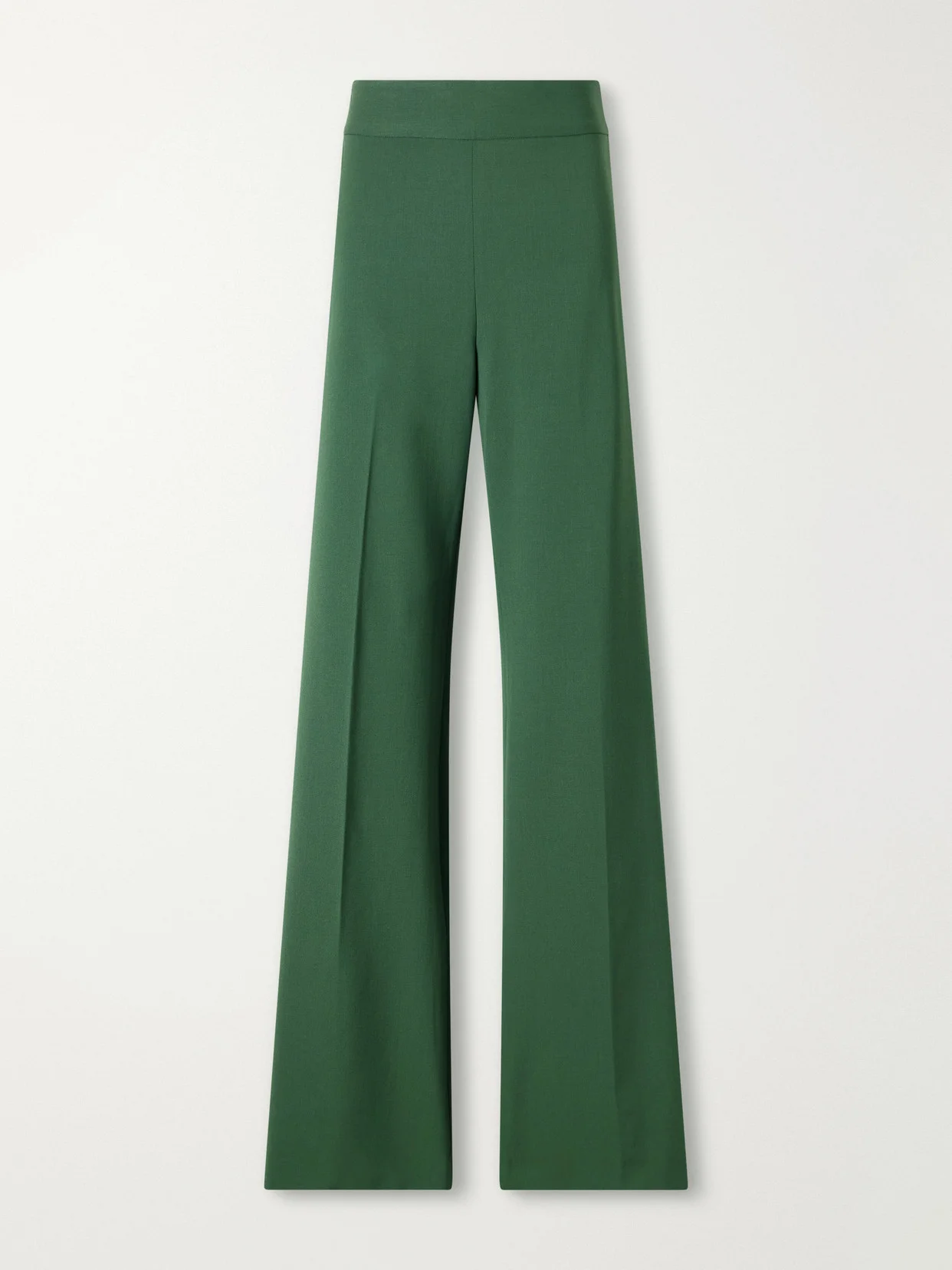 Diane Pleated Wool-blend Straight-leg Pants - 1