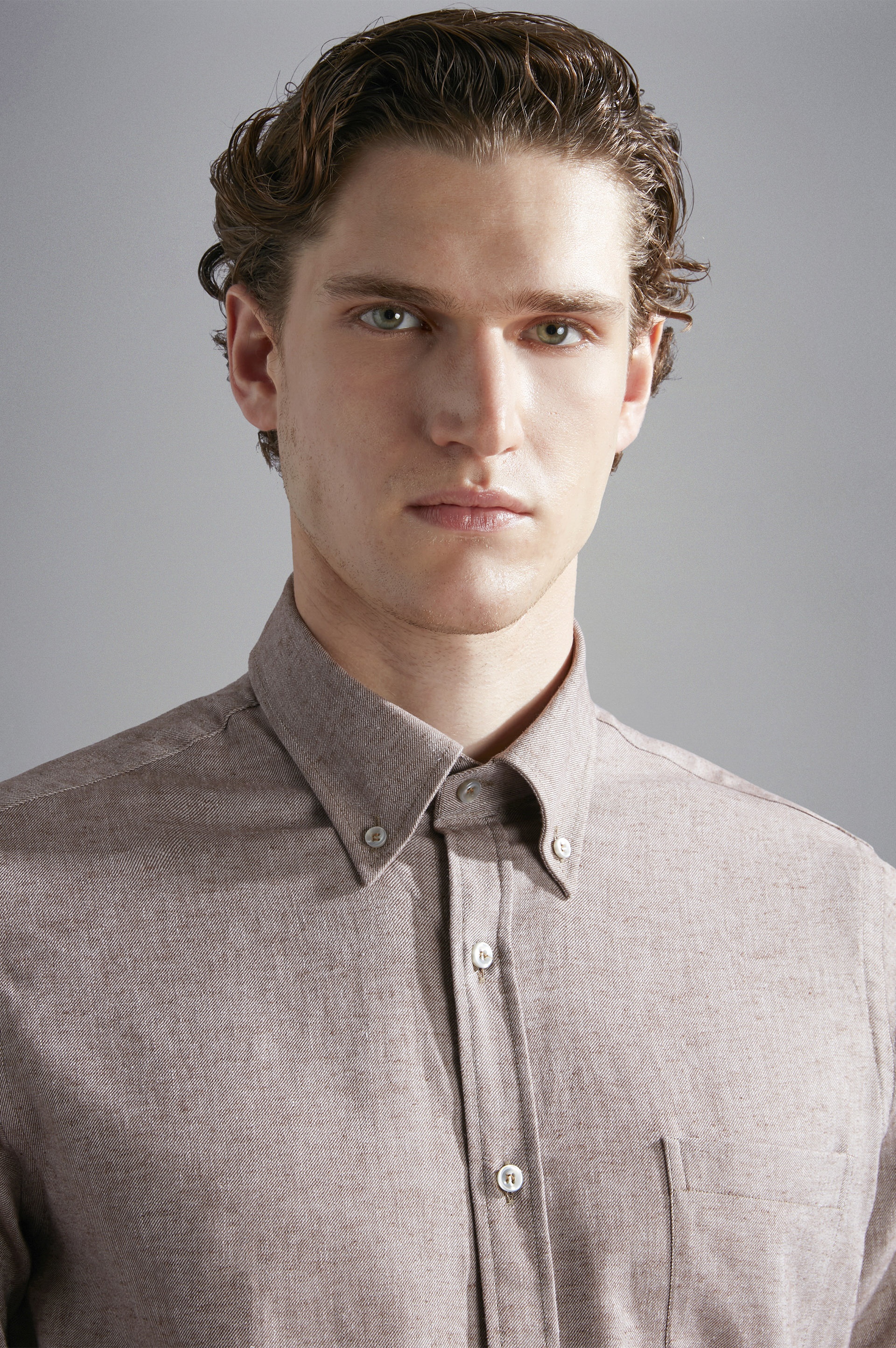 COTTON AND LINEN SHIRT - 4