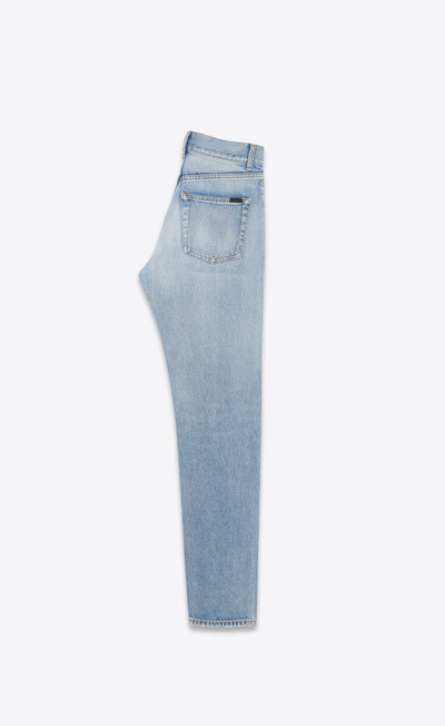 SAINT LAURENT authentic jeans in hawaii blue denim outlook