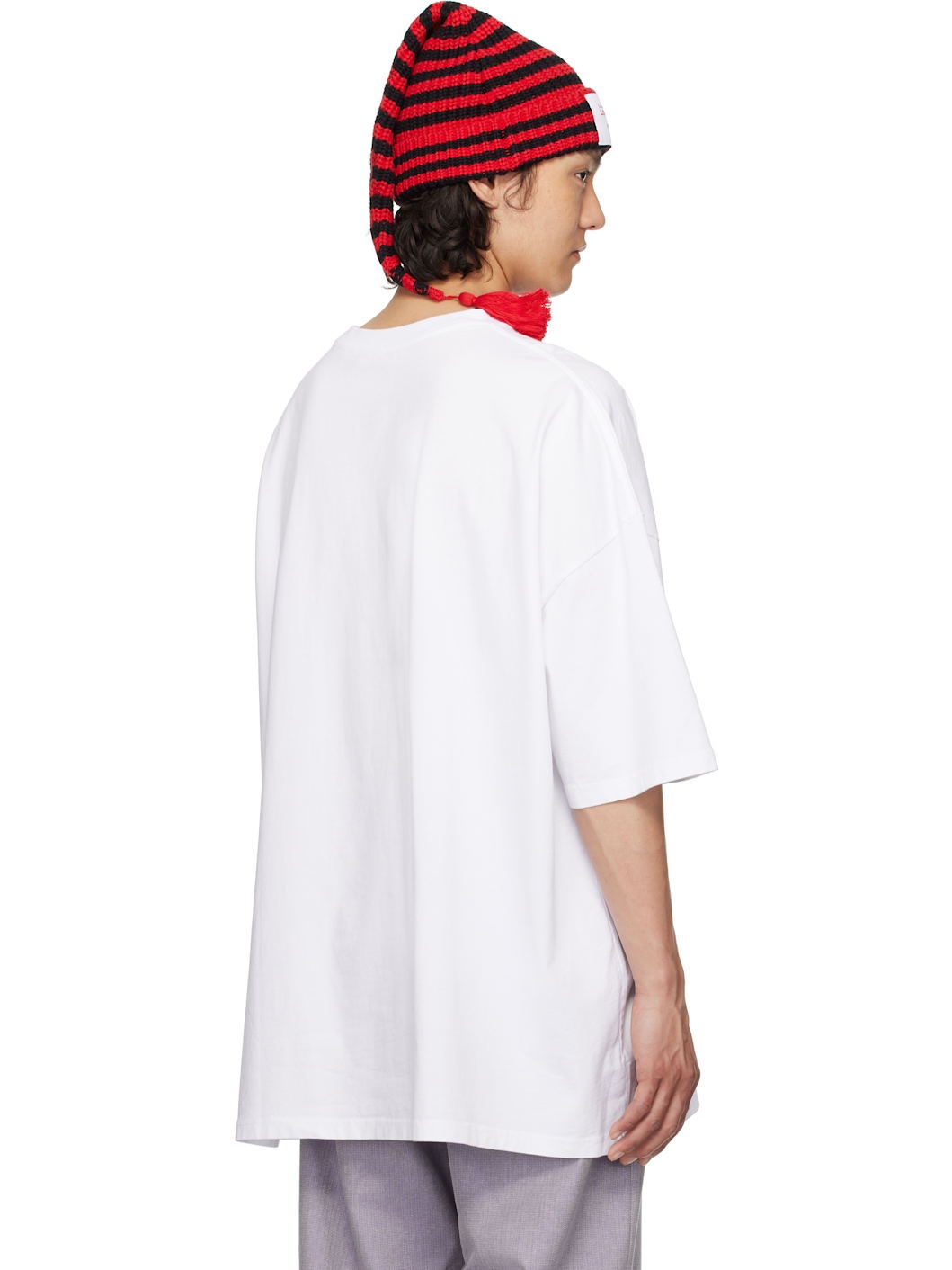 White Oversized '10' Year T-shirt - 3