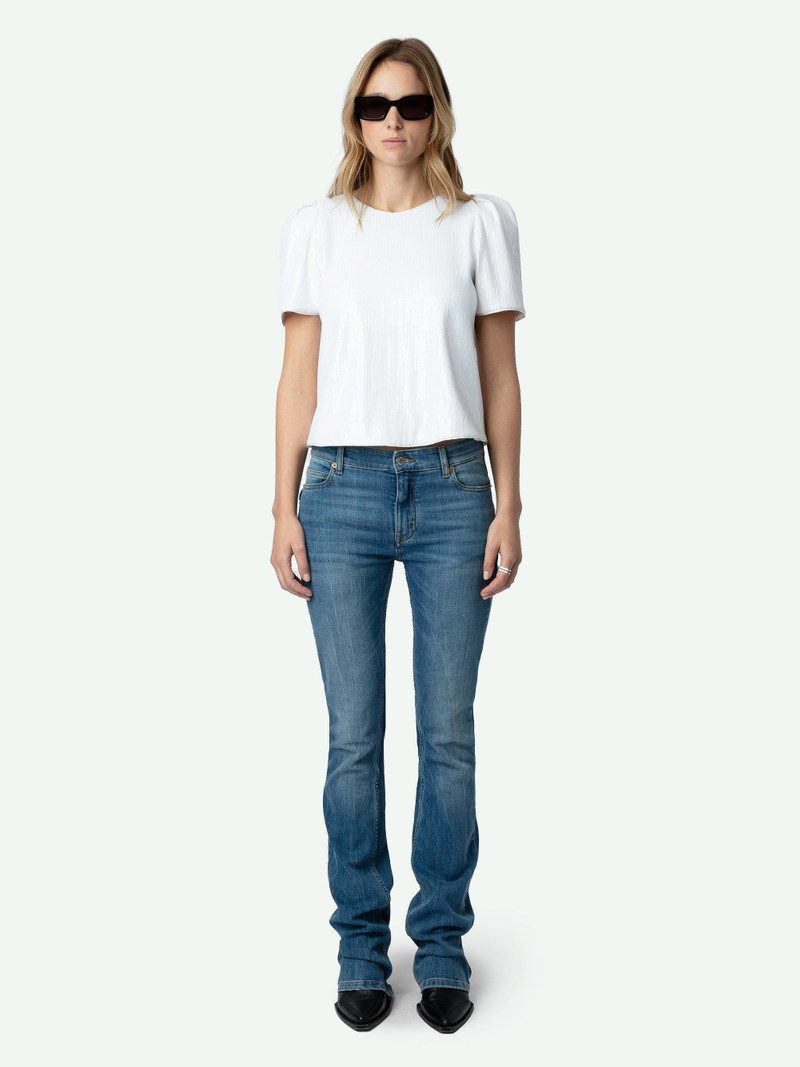 Zadig & Voltaire Tchao Sequin Top outlook