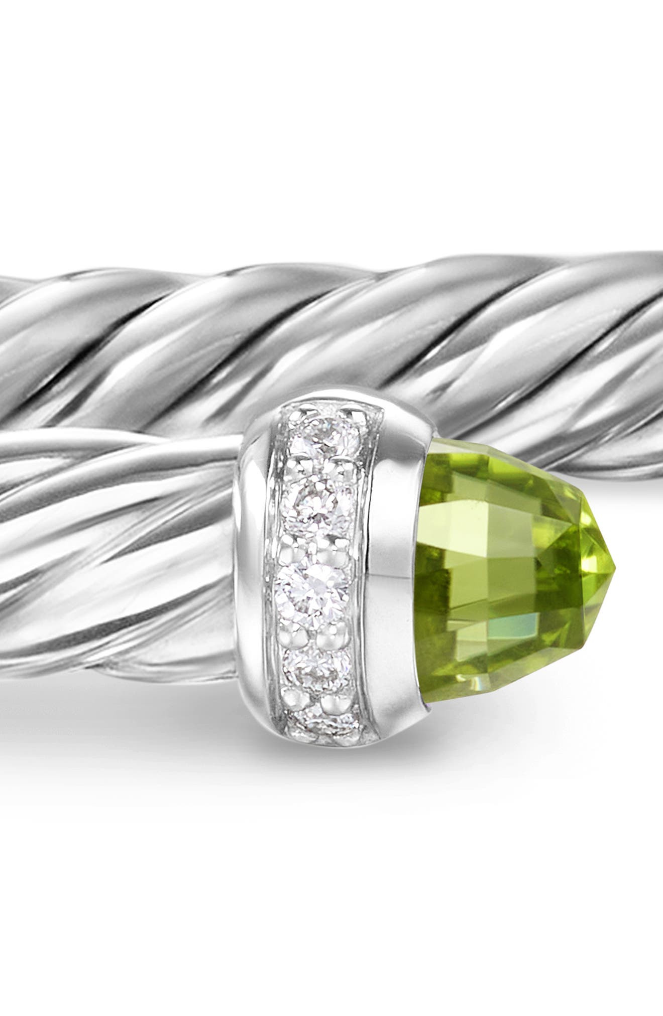 David Yurman Classic Cablespira® Bracelet, 4mm in Peridot at Nordstrom - 7