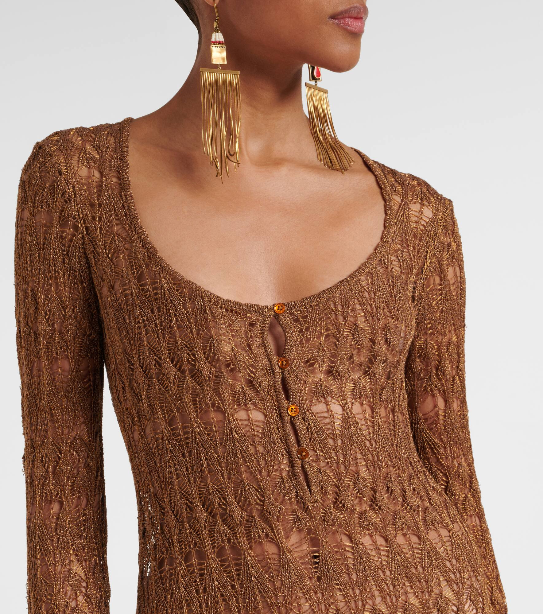 Pia crochet minidress - 4