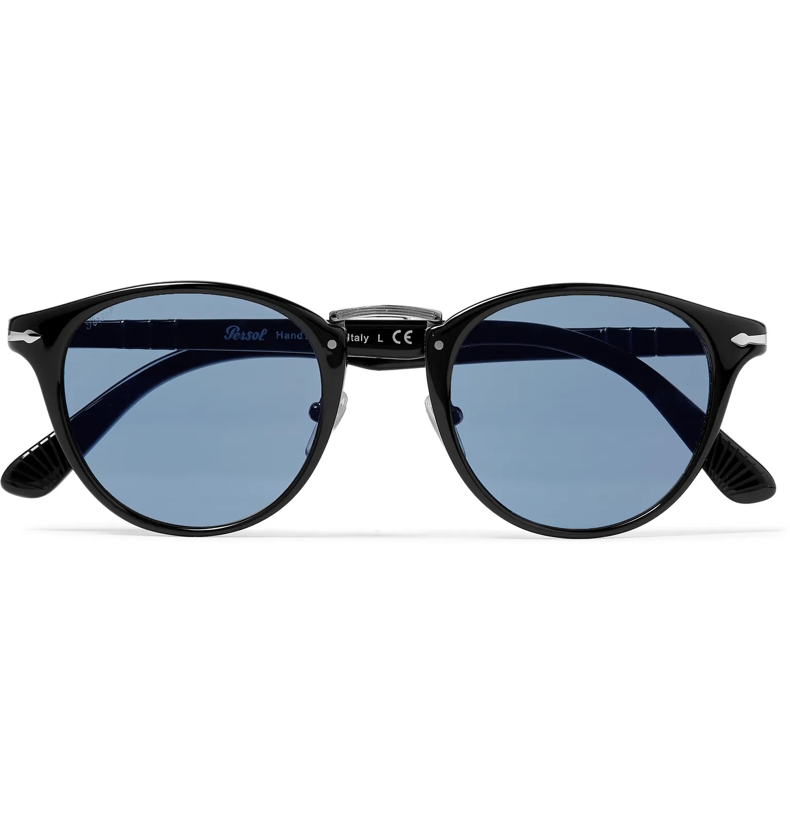 Round-Frame Acetate Sunglasses - 1