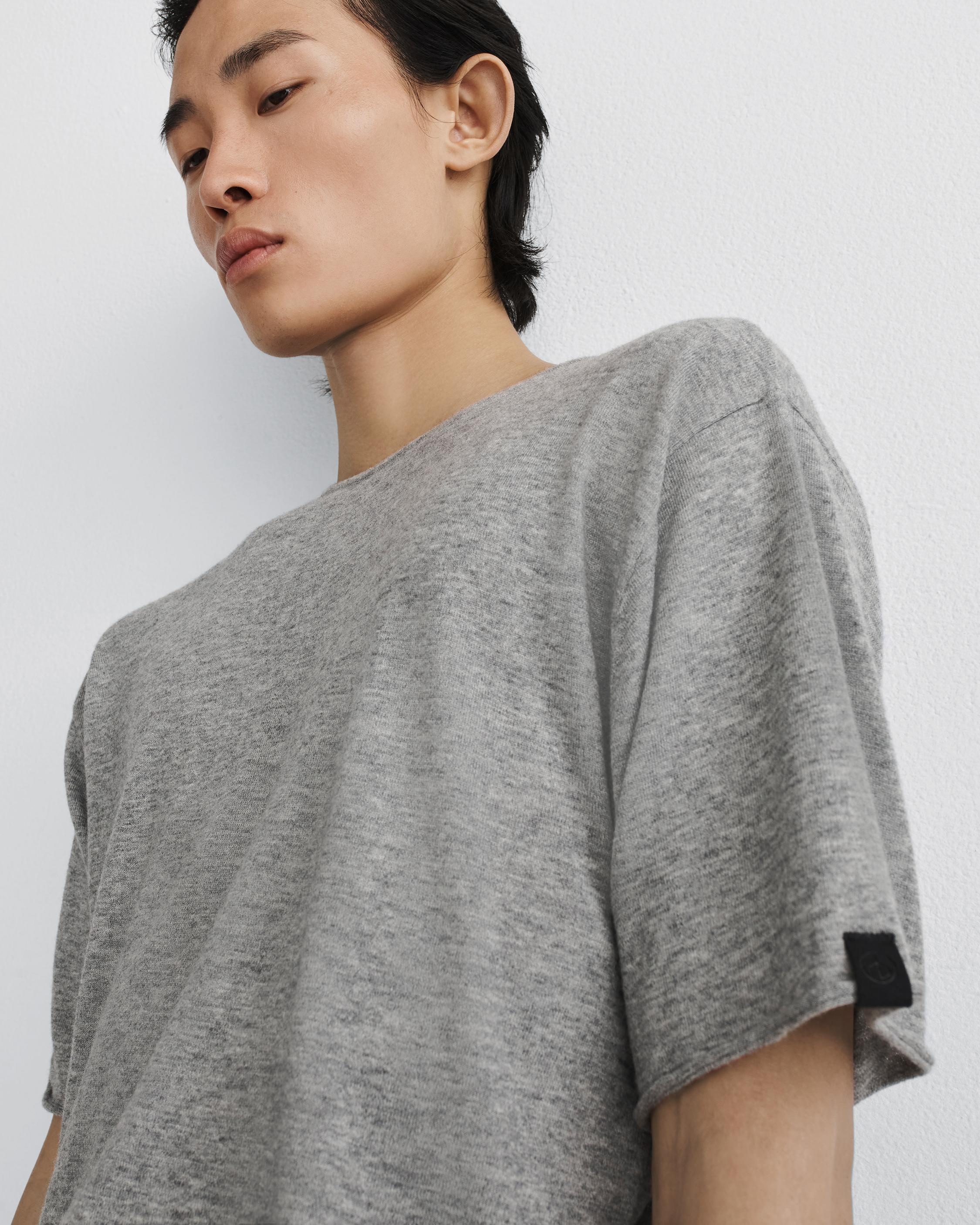 Reid Knit Merino Tee
Wool Blend T-Shirt - 6