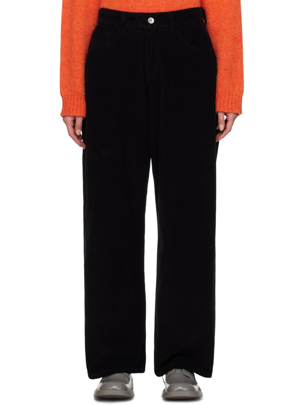 Black Silver Trousers - 1