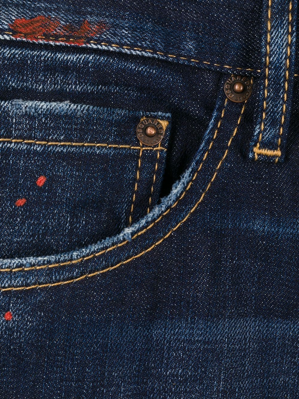 paint splatter effect jeans - 6