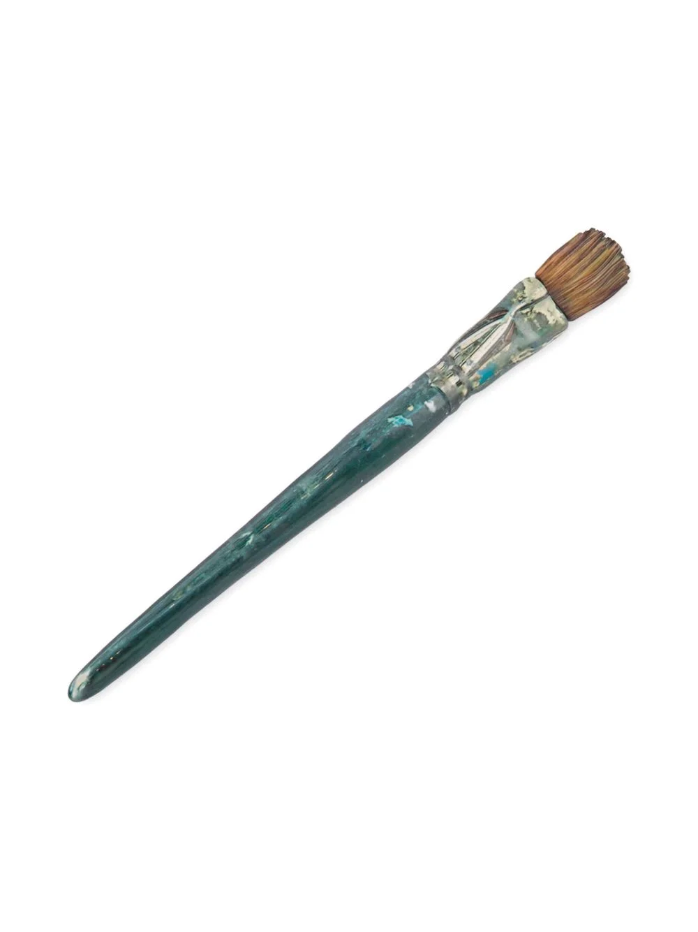 brush-motif brooch - 1