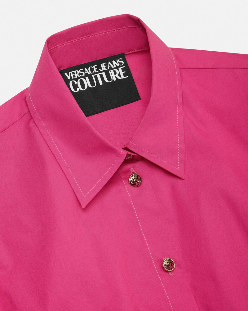 VERSACE JEANS COUTURE Ruched Shirt Dress outlook