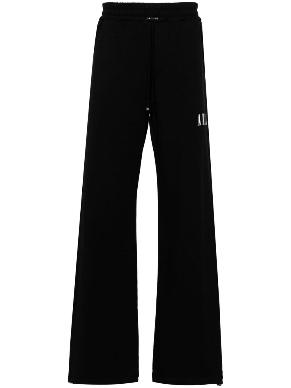 Core logo-print wide-leg track pants - 1