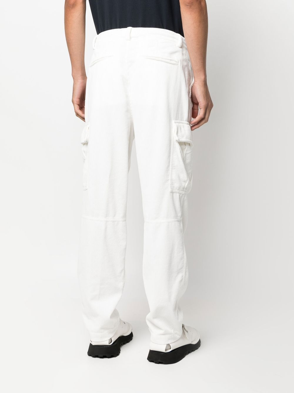 corduroy cargo trousers - 4