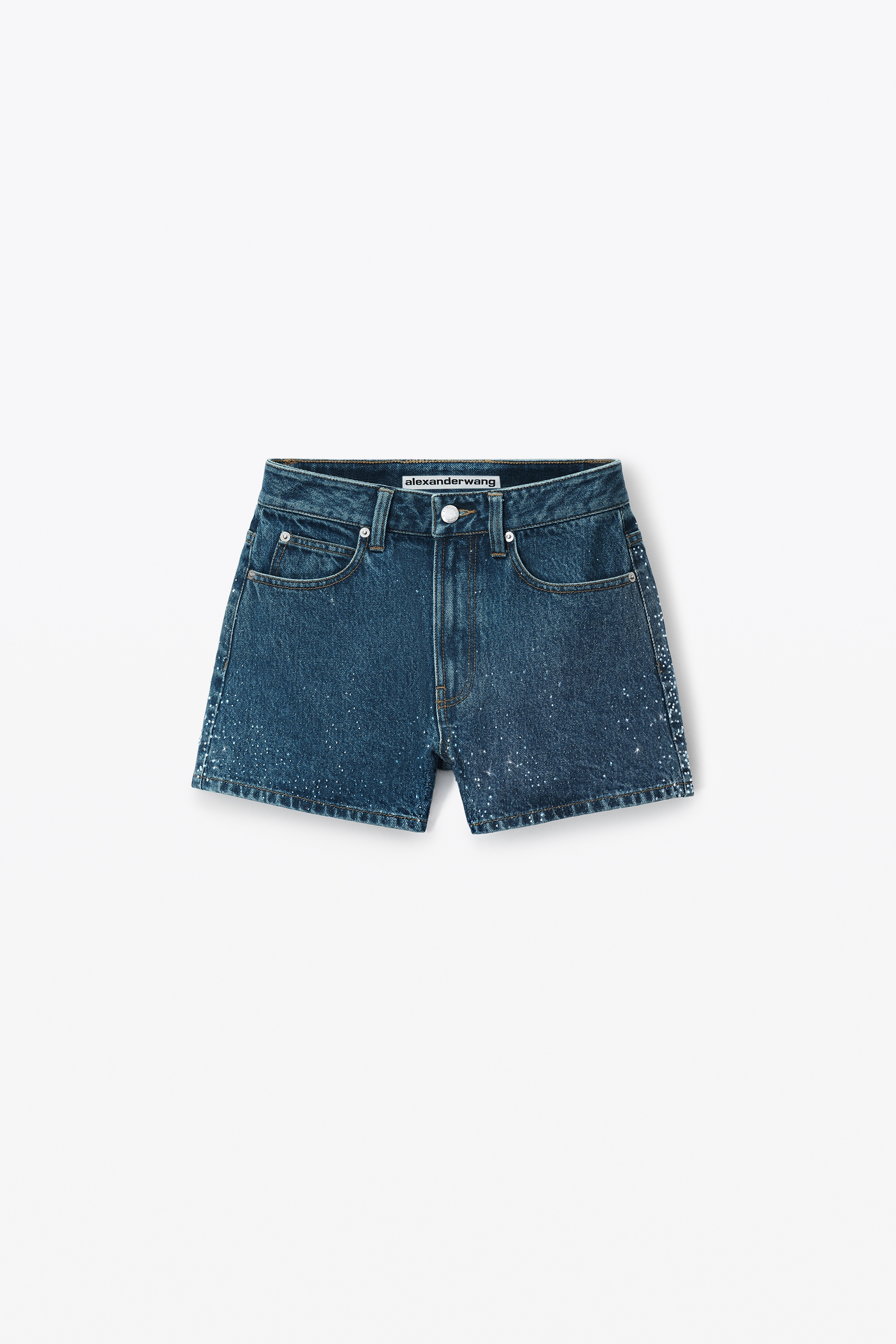 SHORTY HIGH-RISE SHORT IN DENIM - 1