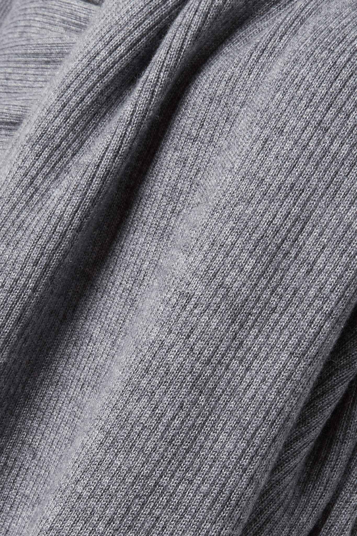 Tie-detailed cashmere and silk-blend turtleneck sweater - 5