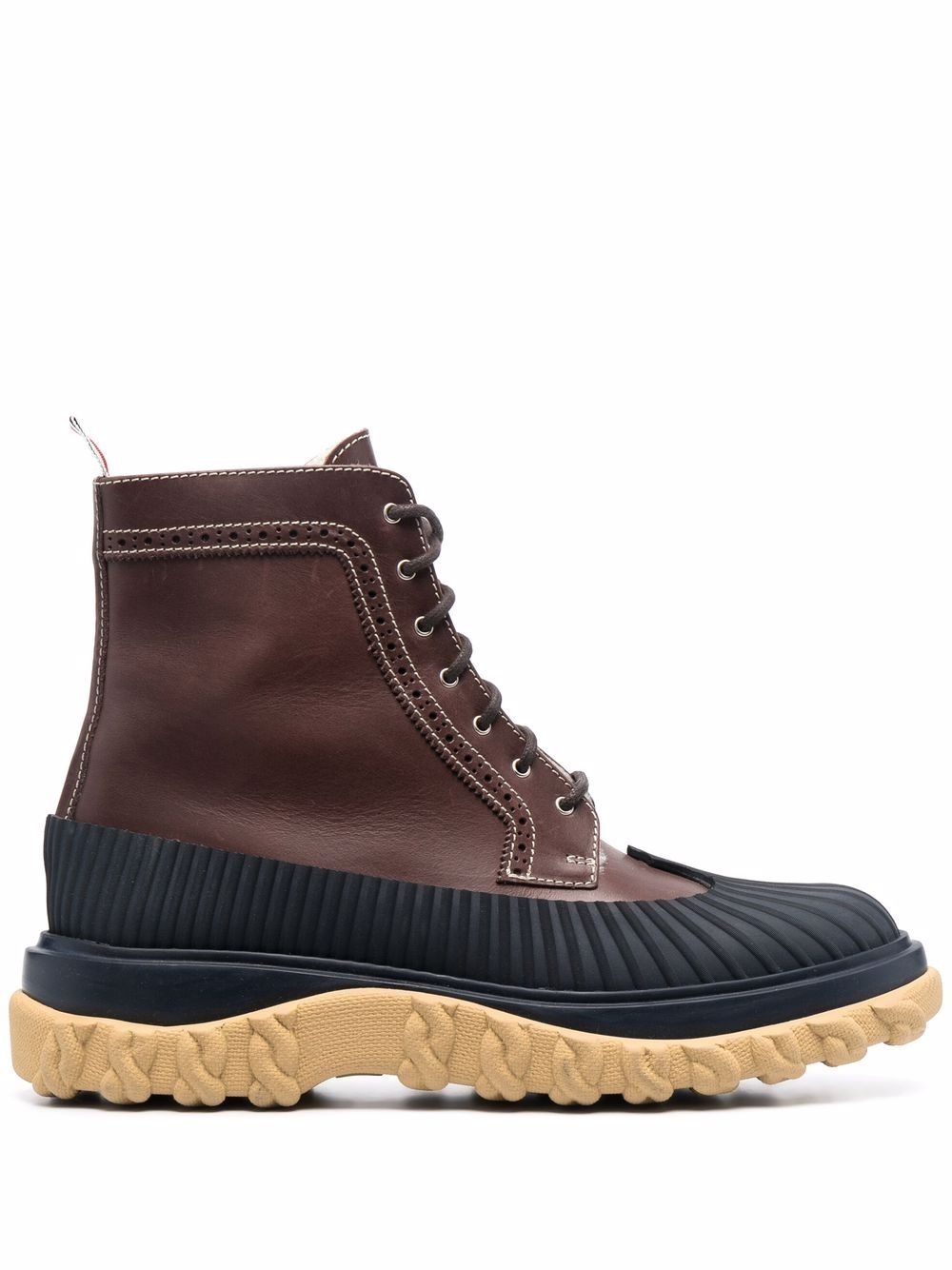 Longwing panelled Duck boots - 1