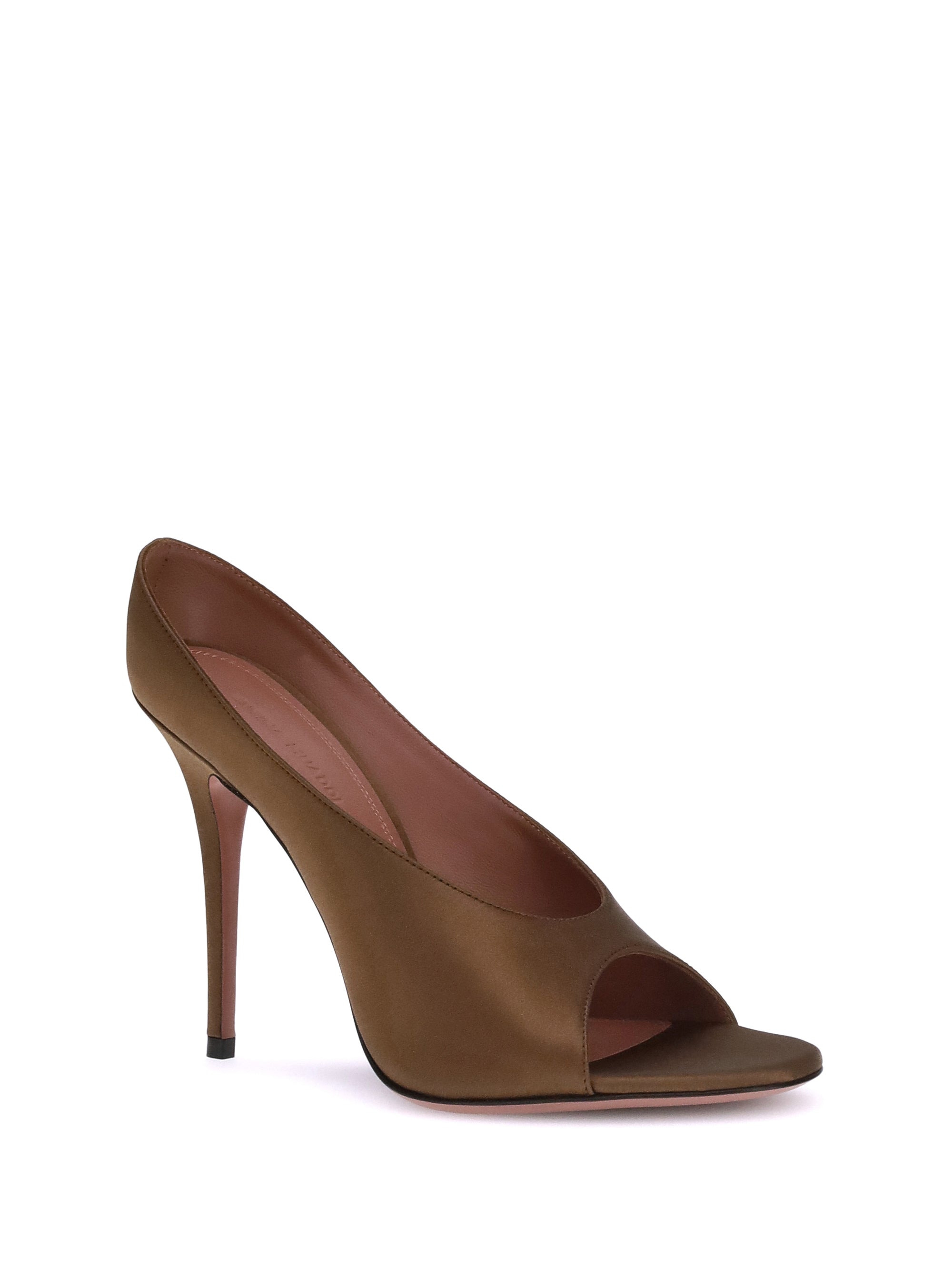 Amina Muaddi Women Anok Satin Sandals - 2
