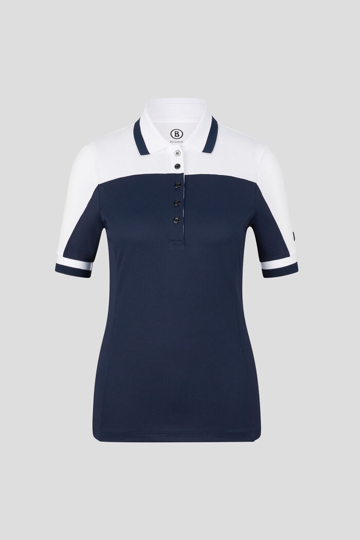 Carolin Functional polo shirt in Dark blue/White - 1