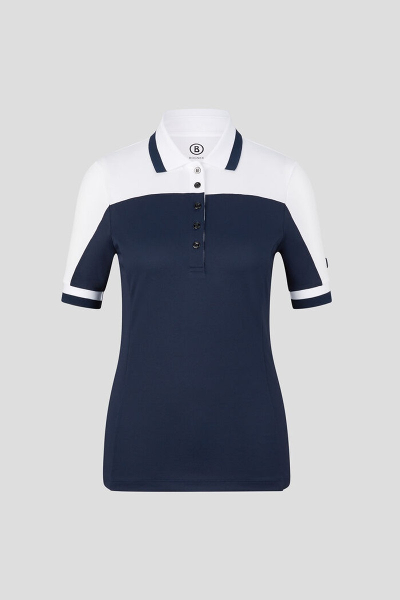 Carolin Functional polo shirt in Dark blue/White 1