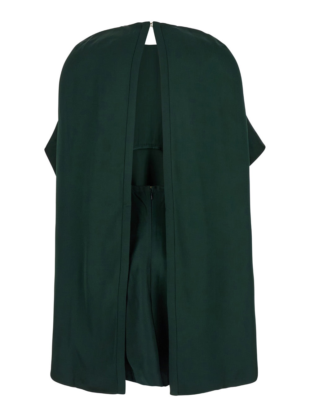 Zimmermann Women 'Eden' Green Mini Dress With Ruched Shoulder In Viscose Woman - 2