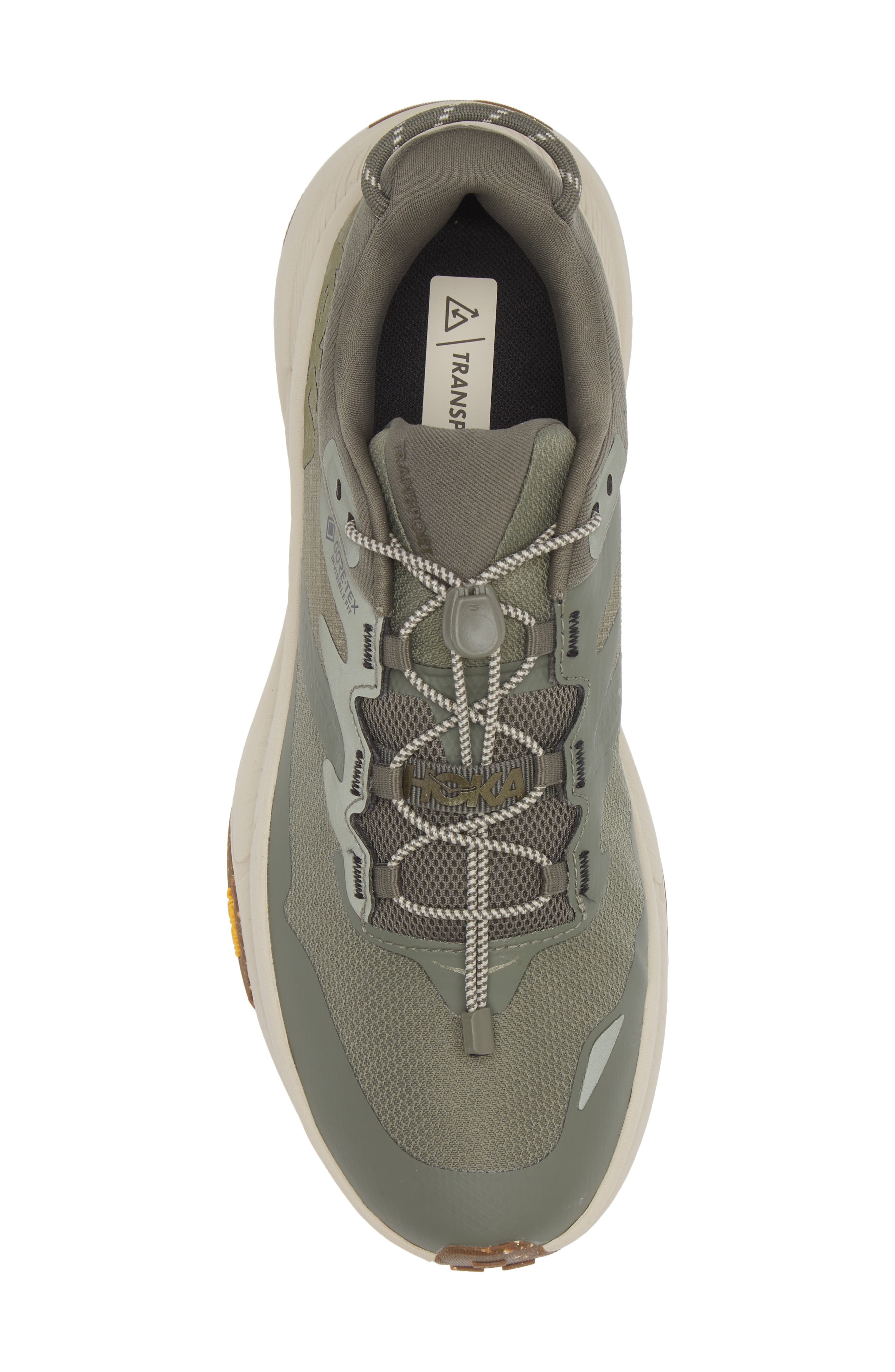 HOKA Transport Gore-Tex® Waterproof Running Shoe in Slate /Oat Milk at Nordstrom - 5