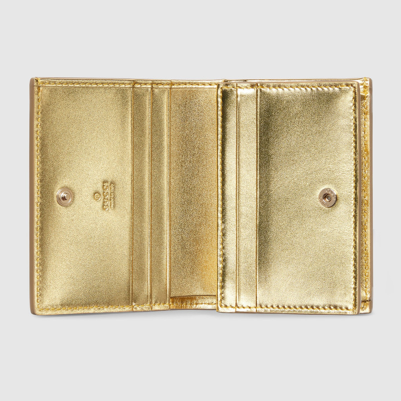 GUCCI GG Marmont python small wallet outlook