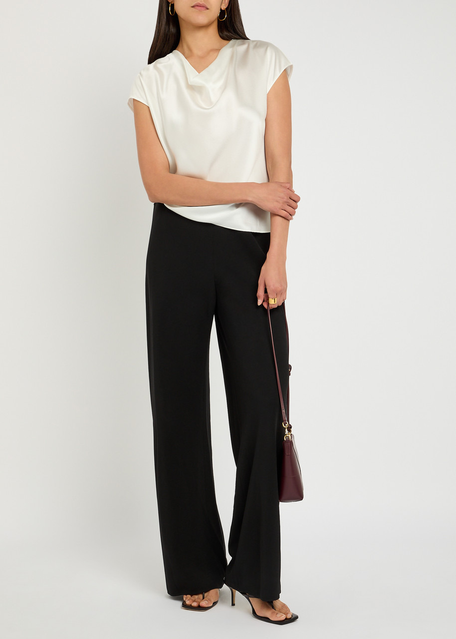 Vince Crepe Straight-leg Trousers - 4