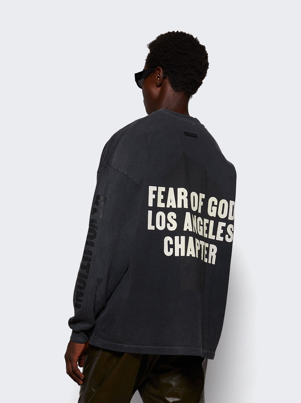 Relaxed Long Sleeve Disciple Tee Black - 4