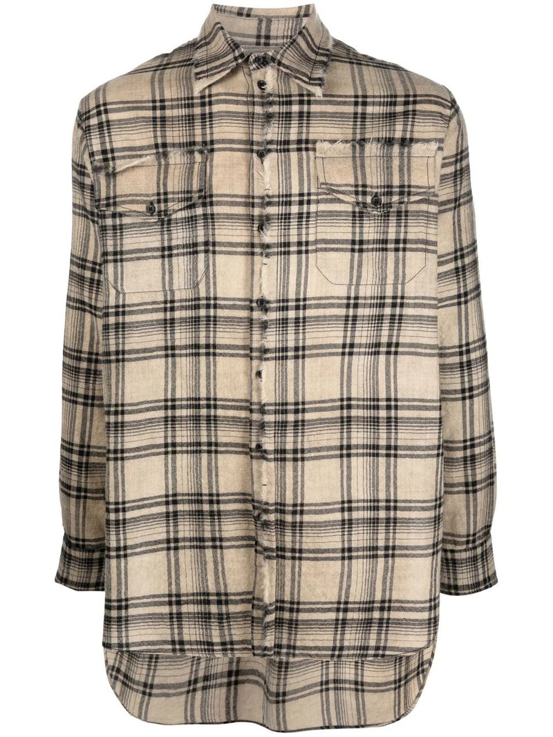 oversized check shirt 1