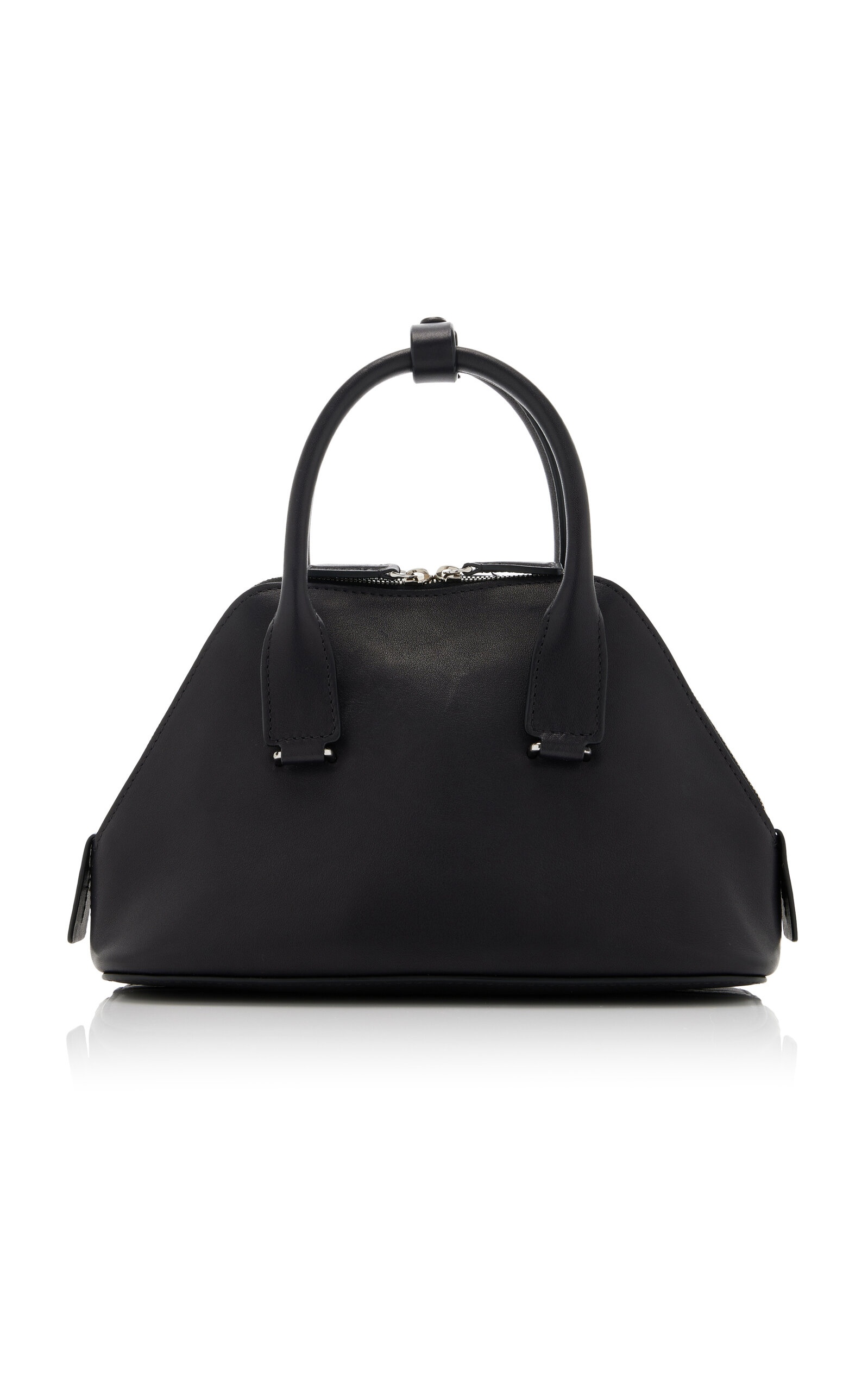 国内配送★関税込【THE ROW】Mini Devon レザーバッグ Devon Mini leather tote bag in black - The Row | Mytheresa