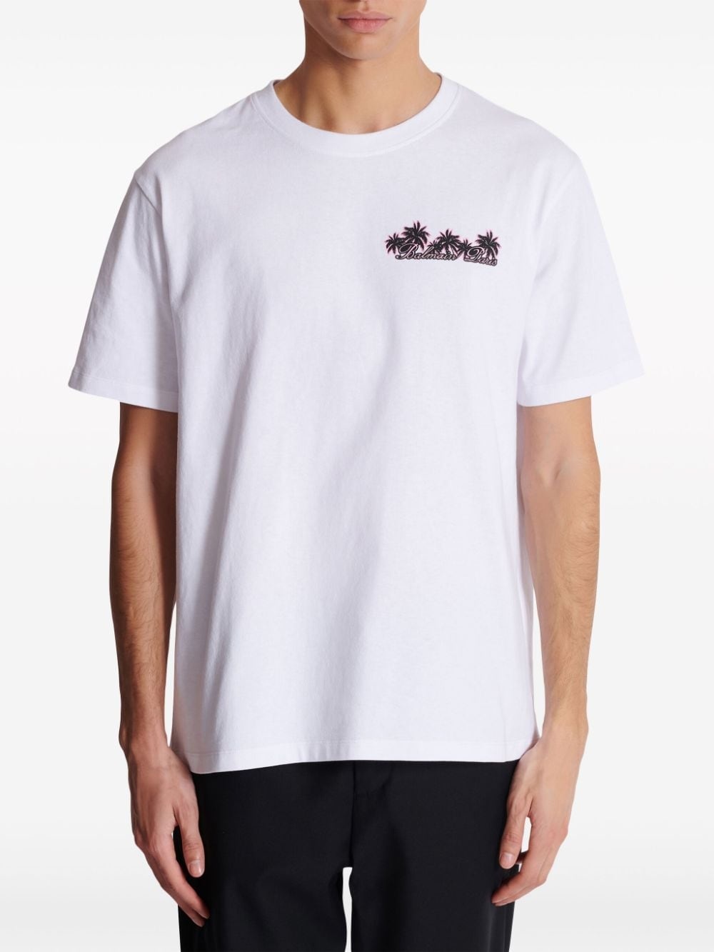 Club-print cotton T-shirt - 5