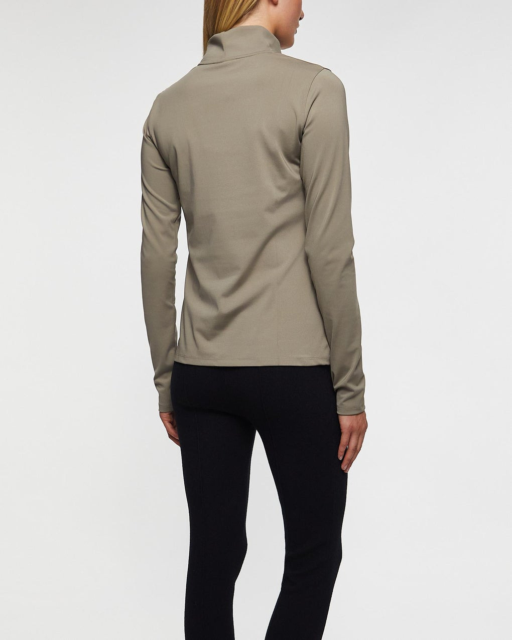 Top Script Quarter Zip Brown - 4