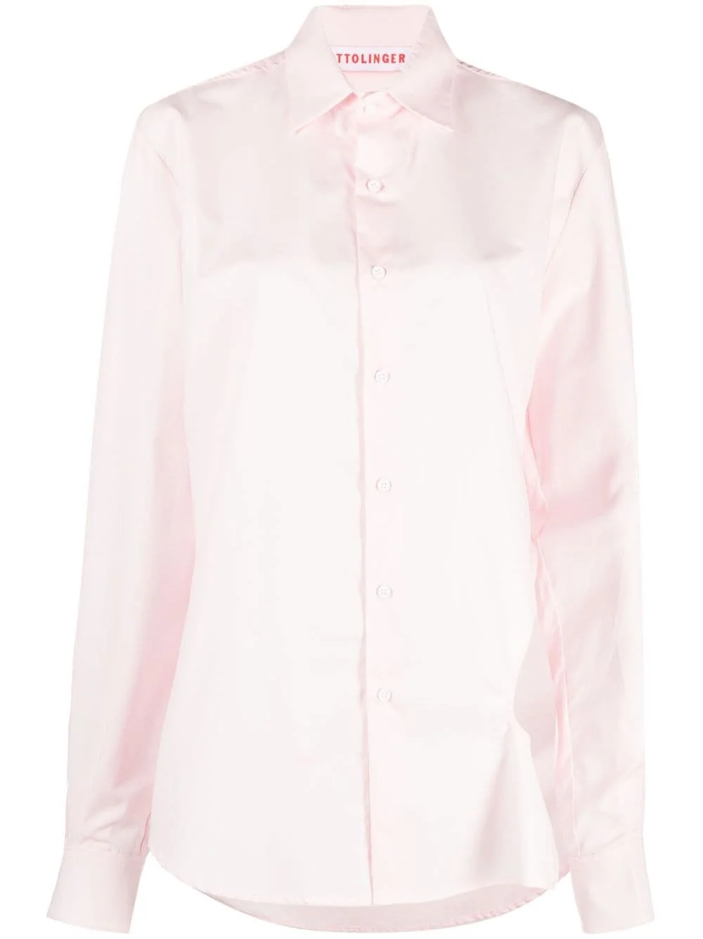 cut-out long-sleeve shirt - 1