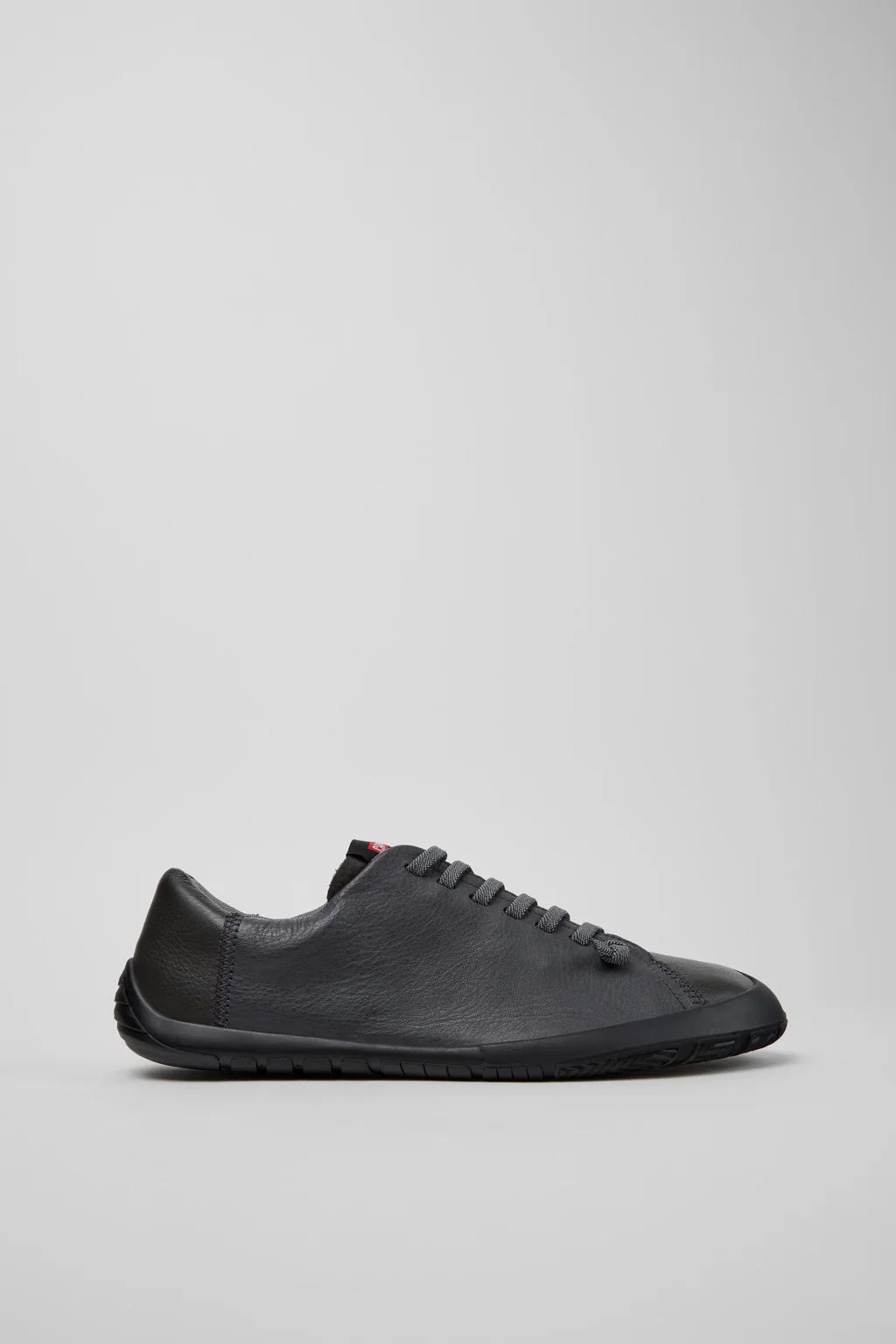 Twins Gray Leather Shoes for Men. - 1
