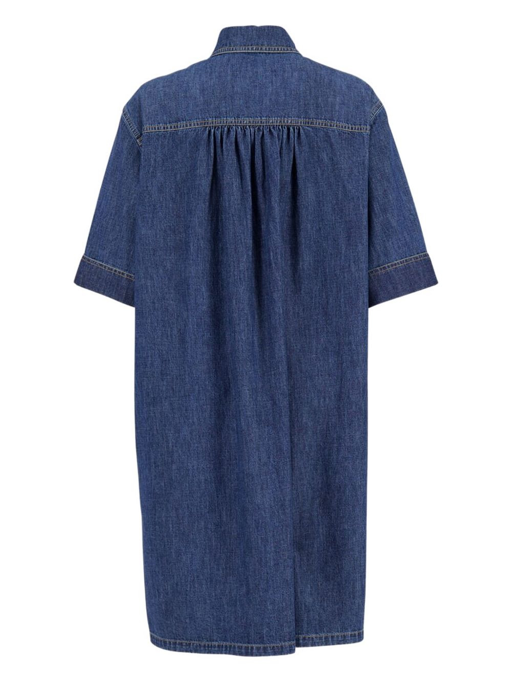pocket-detail shirt dress - 2