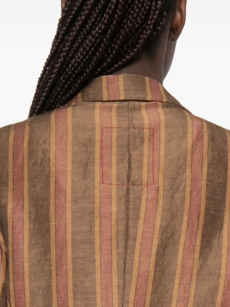 Karon striped single-button blazer 4