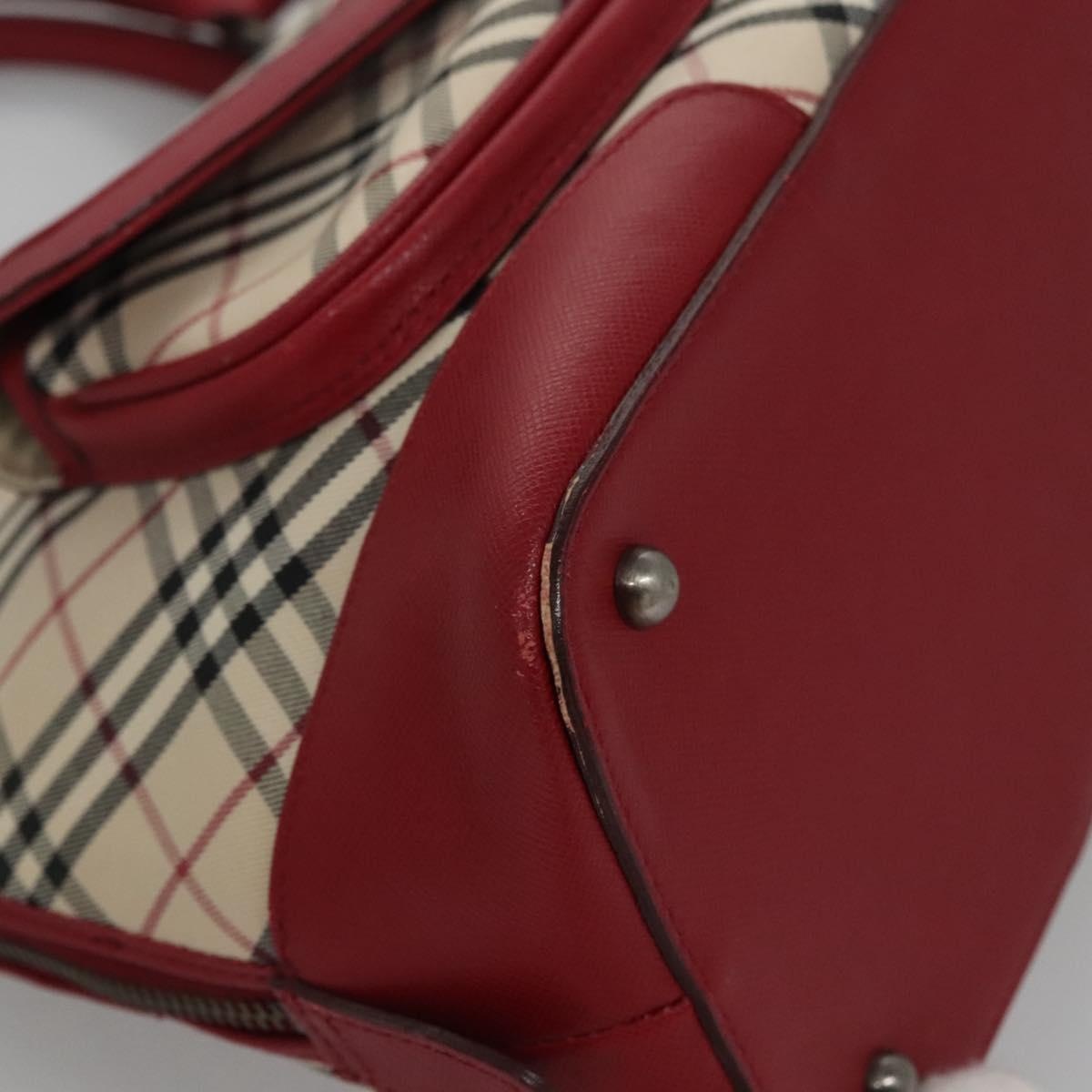 Burberry Nova Check Hand Bag Canvas Beige - 9