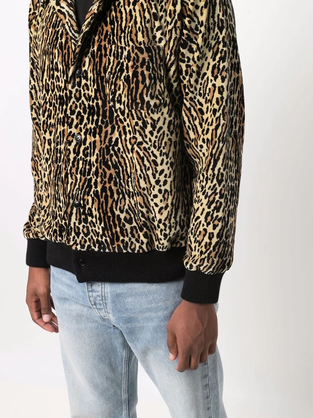 leopard-print shirt - 5