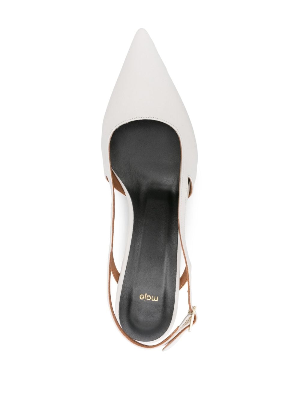 55mm slingback leather pumps - 4