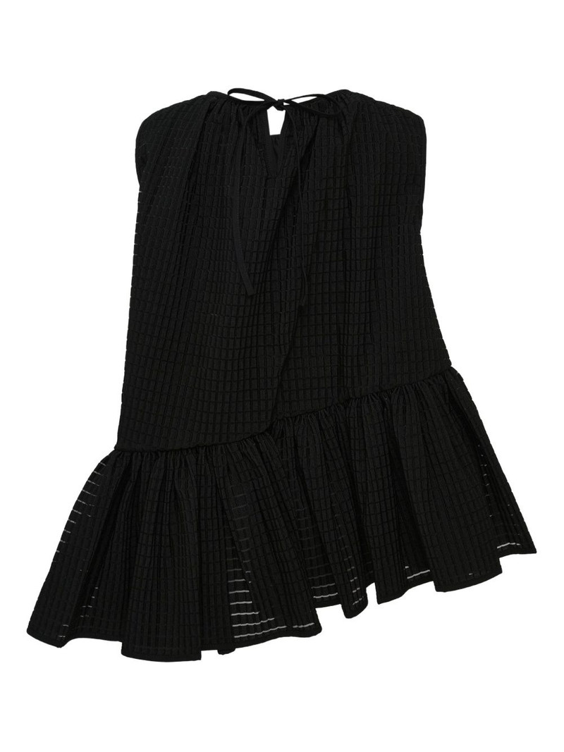 CECILIE BAHNSEN Bettina asymmetric sleeveless top outlook