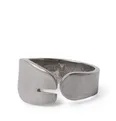 Tabi Brushed Silver-Tone Ring - 4