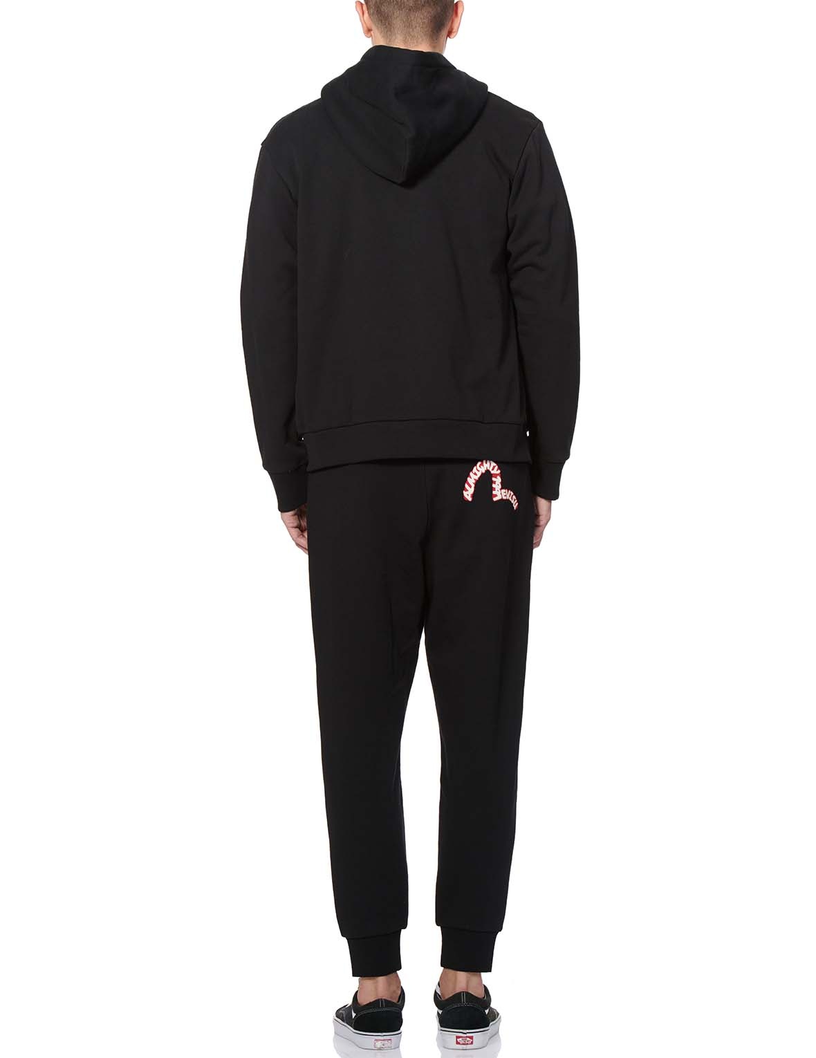 ZIP-UP HOODIE WITH GRAFFITI SEAGULL PRINT - 2