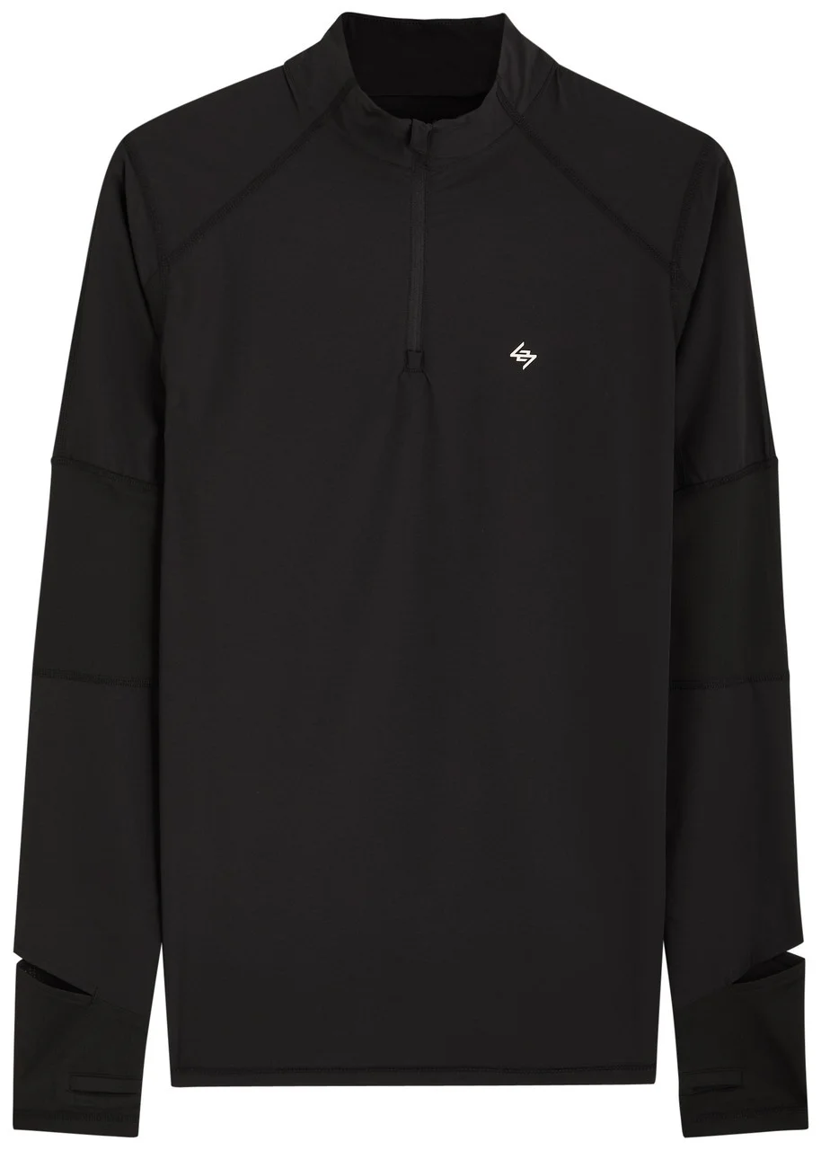 Represent 247 Run Quarter Zip Stretch-jersey Jacket - 1