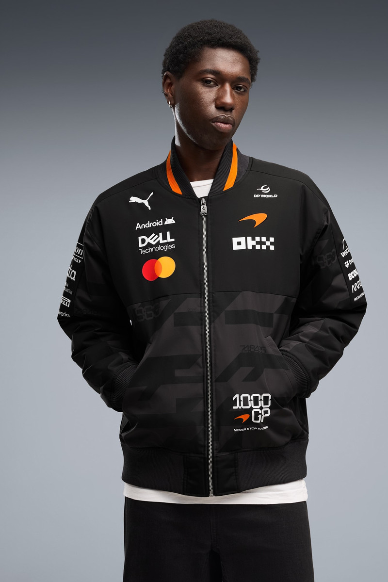 PUMA McLAREN RACING 1000th Grand Prix Men's Replica Bomber Jacket outlook